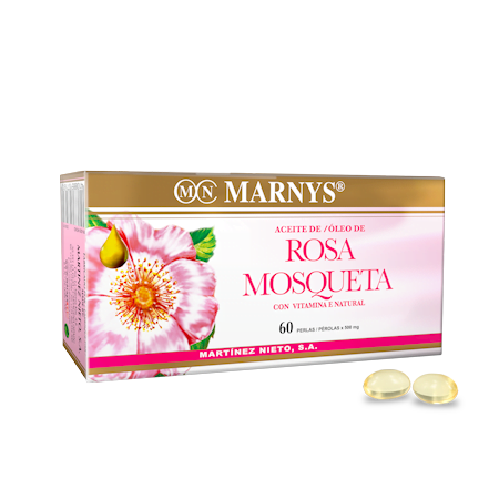 Aceite de Rosa Mosqueta con vitamina E cápsulas MARNYS Honduras